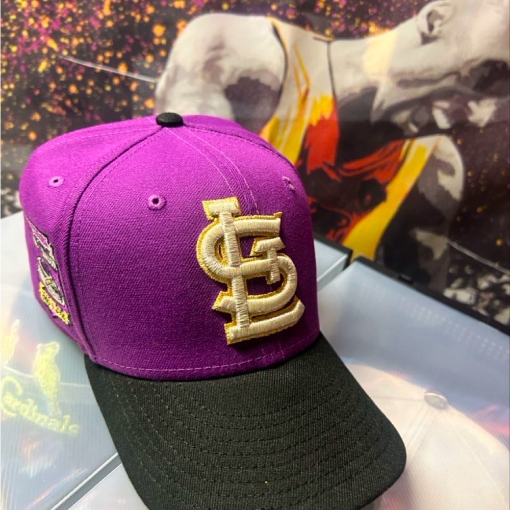 New Era St. Louis Cardinals MLB Crown Royal themed Amazing stadium side patch